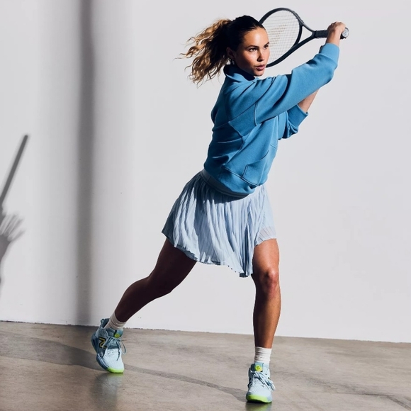 CALIA Pleated Mesh High Rise Skort - Picture 9 of 10